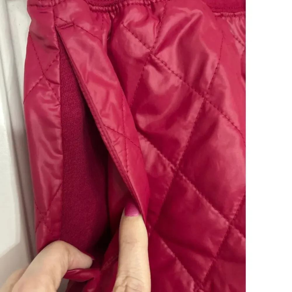 Nike NSW Sport Pack Quilted Loose Fit Jogger Pants Berry Pink S Active Sporty